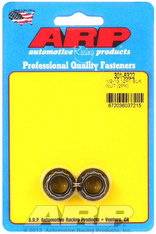 ARP 301-8322 - 1/2-13 12pt nut kit