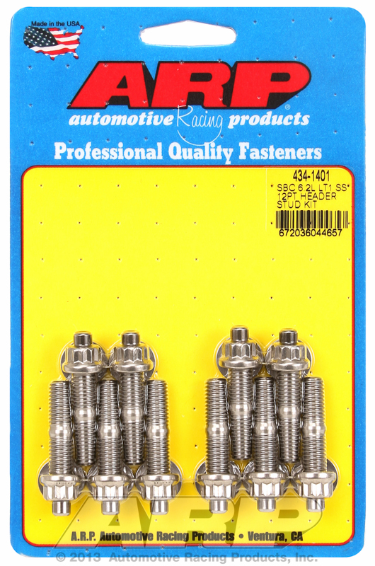 ARP 434-1401 - SB Chevy 6.2L LT1 SS 12PT Header Stud Kit