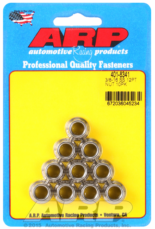 ARP 401-8341 - 3/8-16 12PT SS - 10 PK