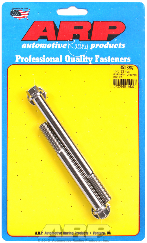 ARP 450-3302 - Ford SS Hex Alternator Bracket Bolt Kit