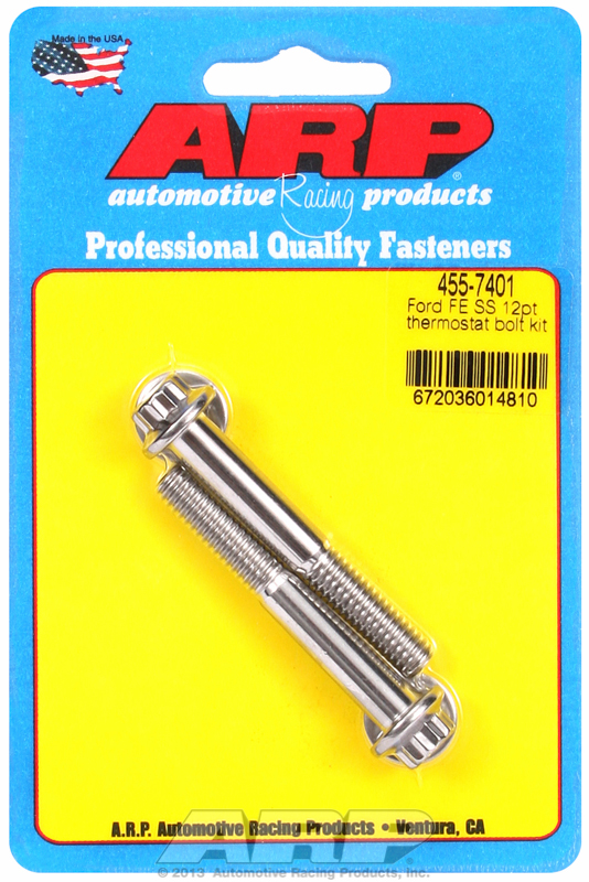 ARP 455-7401 - Ford FE SS 12pt Thermostat Bolt Kit