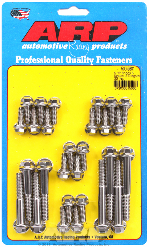 ARP 500-9601 - 5 HP Briggs & Straton Jr Dragster SS hex acc kit