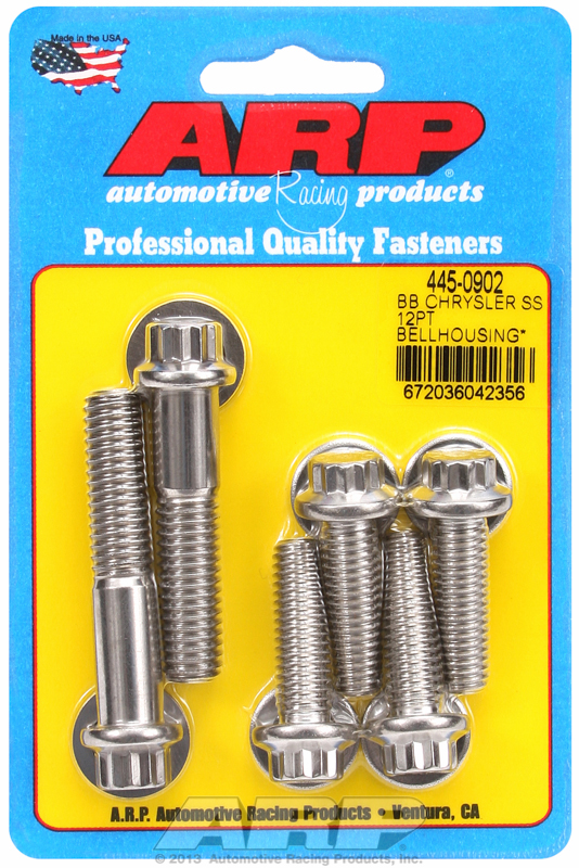 ARP 445-0902 - BB Chrysler SS 12pt bellhousing bolt kit ARP 445-0902 - BB Chrysler SS 12pt bellhousing bolt kit