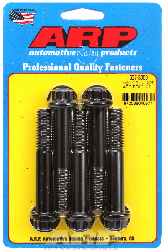 ARP 627-3000 - 1/2-13 x 3.000 12pt black oxide bolts