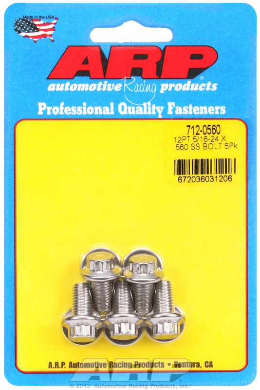 ARP 712-0560 - 5/16-24 x .560 12pt SS bolts