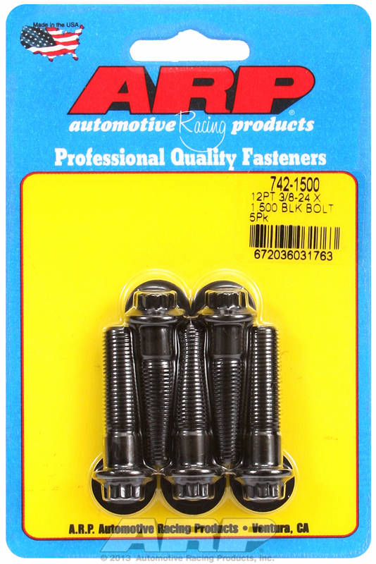 ARP 742-1500 - 3/8-24 x 1.500 12pt black oxide bolts