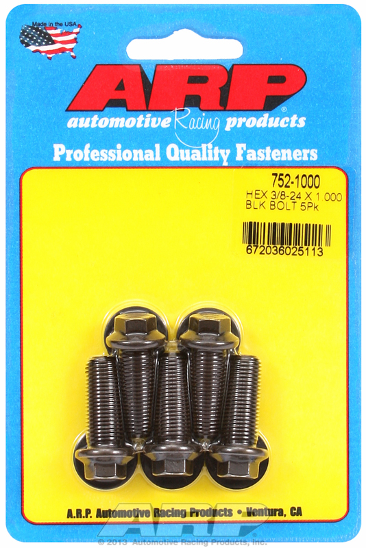 ARP 752-1000 - 3/8-24 x 1.000 hex black oxide bolts