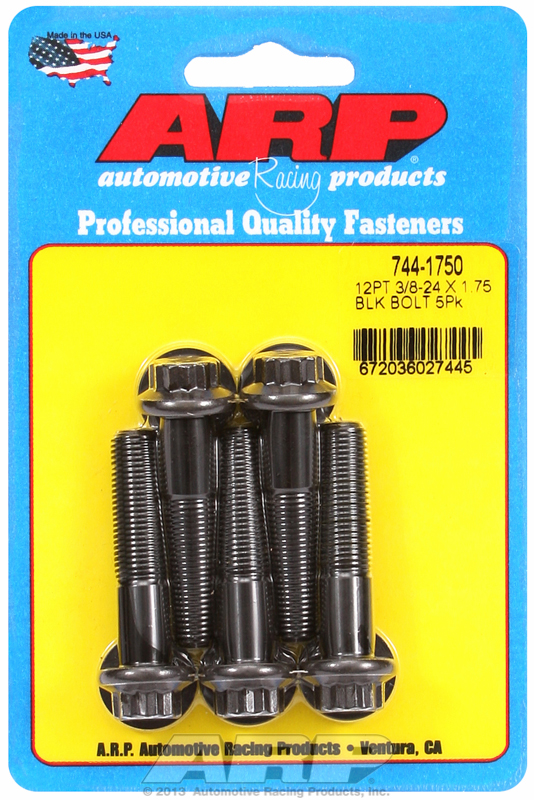 ARP 744-1750 - 3/8-24 x 1.750 12pt 7/16 wrenching black oxide bolts ARP 744-1750 - 3/8-24 x 1.750 12pt 7/16 wrenching black oxide bolts