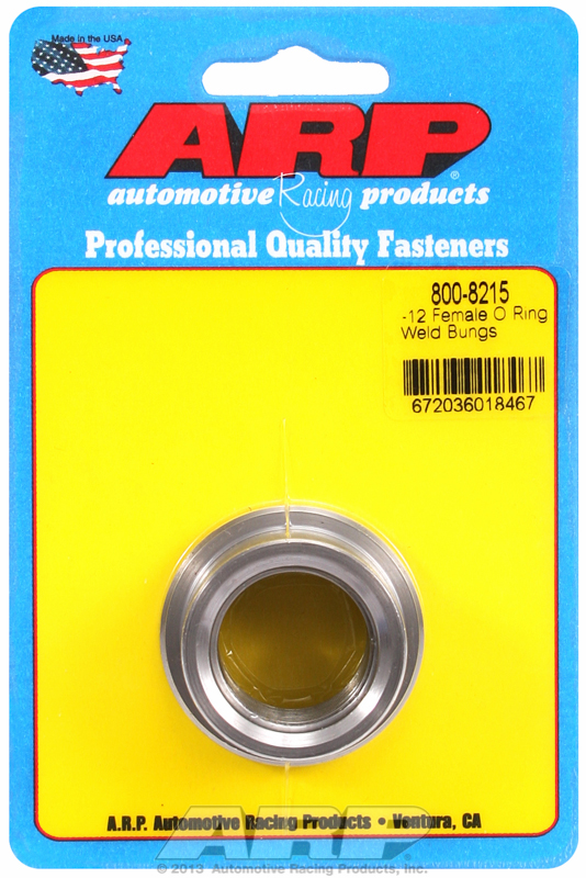 ARP 800-8215 - 12 Female O Ring Steel Weld Bung