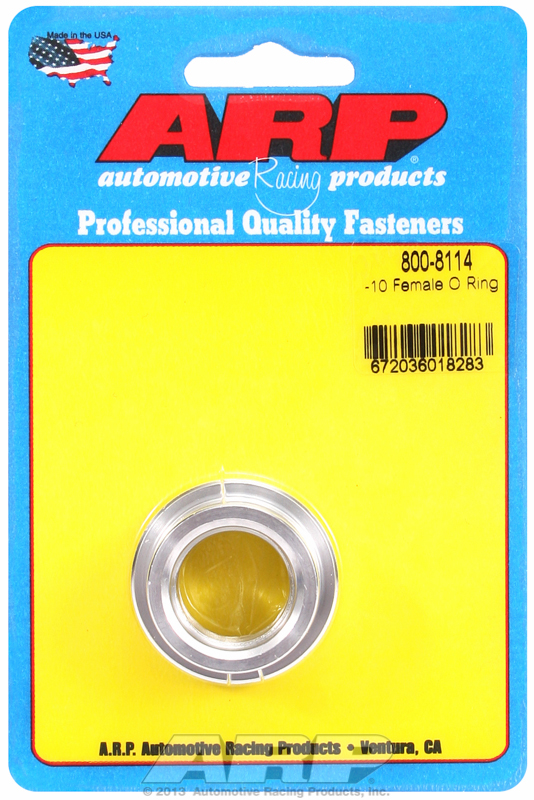 ARP 800-8114 - 10 Female O Ring Aluminum Weld Bung ARP 800-8114 - 10 Female O Ring Aluminum Weld Bung