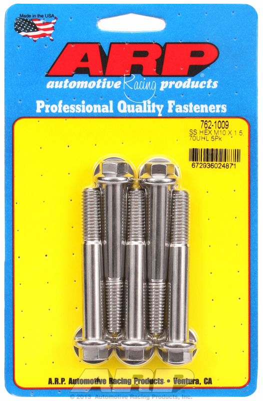 ARP 762-1009 - M10 x 1.50 x 70 hex SS bolts