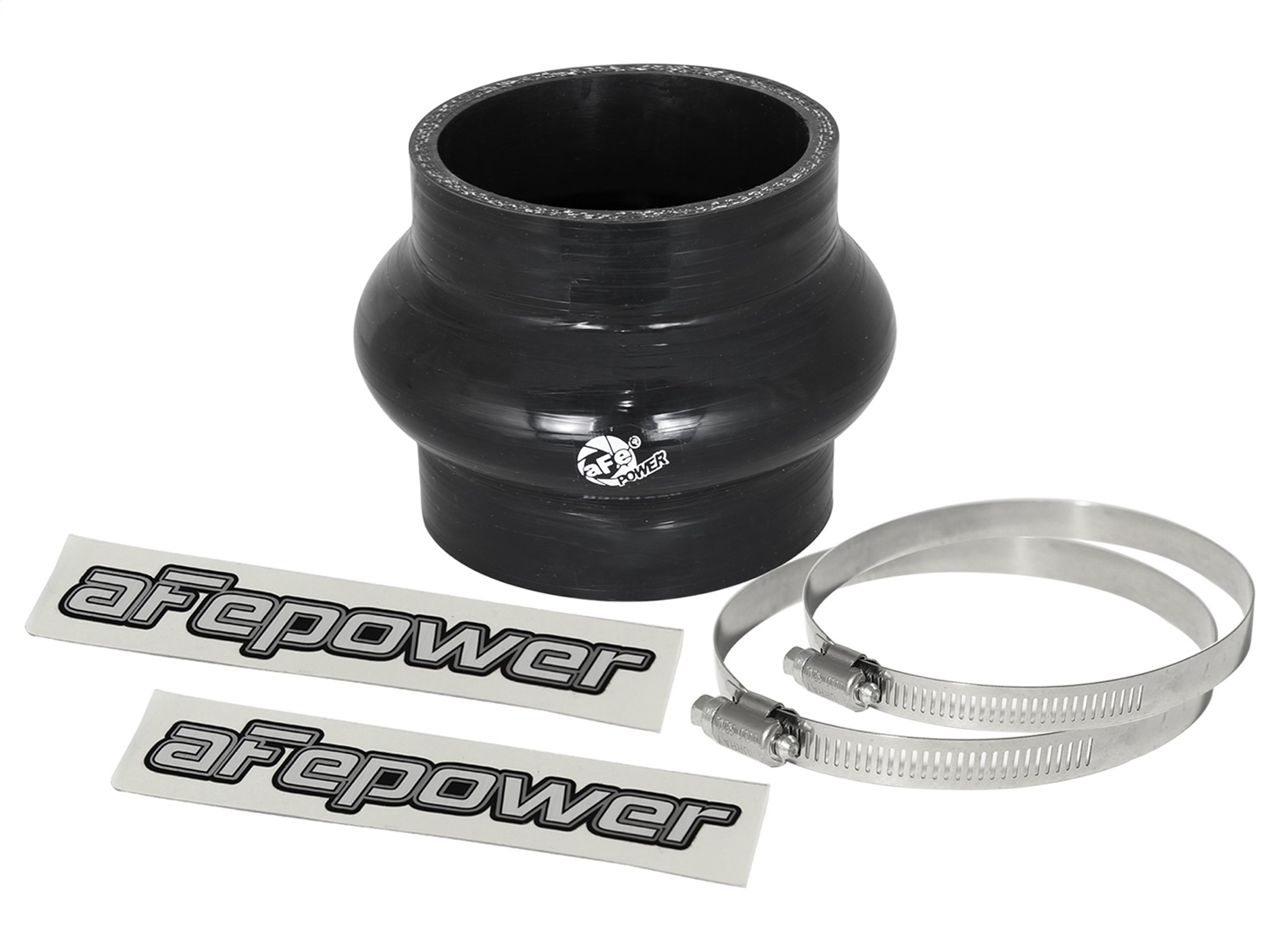 aFe Power 59-00054 - Magnum FORCE CAI Univ. Silicone Coupling Kit (2.75in. ID / 3in. L) Straight Coupler w/Hump - Blk