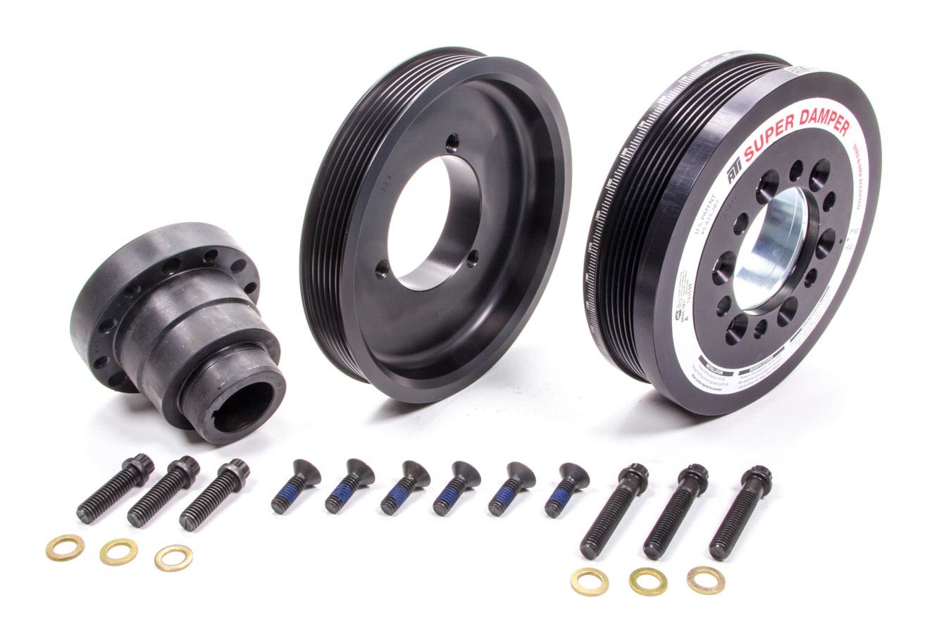 ATI 918047 - Damper - 6.78in - Alum - (2) 6 Grv - Ford Coyote 5.0L - w/A/C Pulley - OEM Size