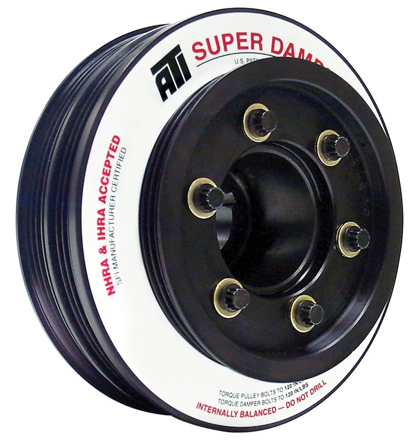 ATI 918476 - Damper - 5.67in - Alum - (3) 4 Grv - Honda B - OEM Style - Bolt On Ps - 1Pc