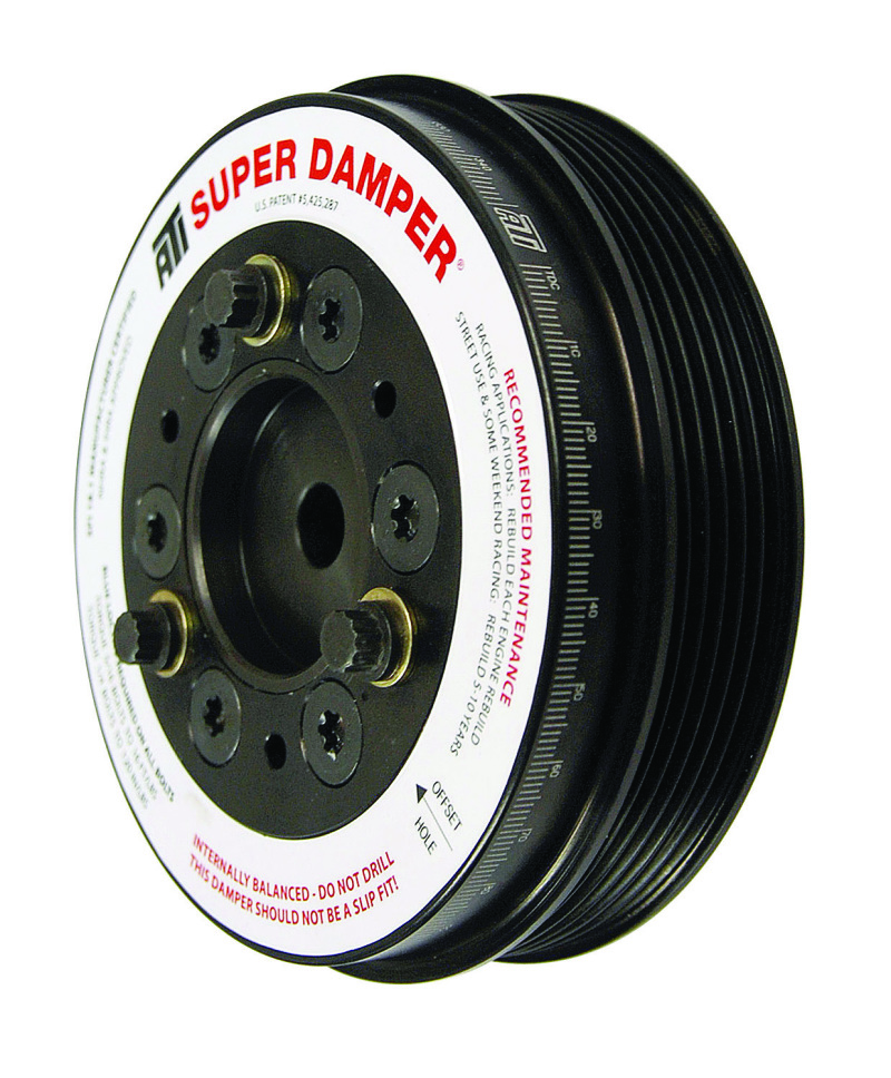 ATI 917992 - Damper - 5.67in - Alum - 6 Grv - Mini Cooper S - 1.6L -1Pc ATI 917992 - Damper - 5.67in - Alum - 6 Grv - Mini Cooper S - 1.6L -1Pc