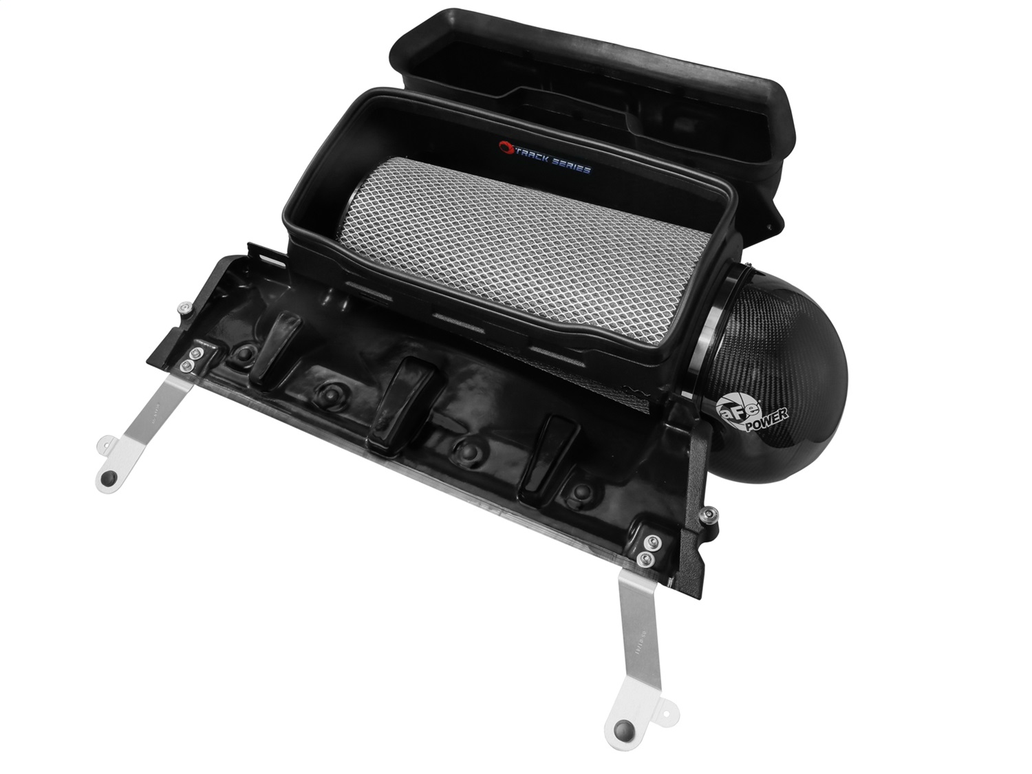 aFe Power 57-10022D - 21-23 RAM 1500 TRX Track Series Carbon Fiber Cold Air Intake System w/ Pro DRY S