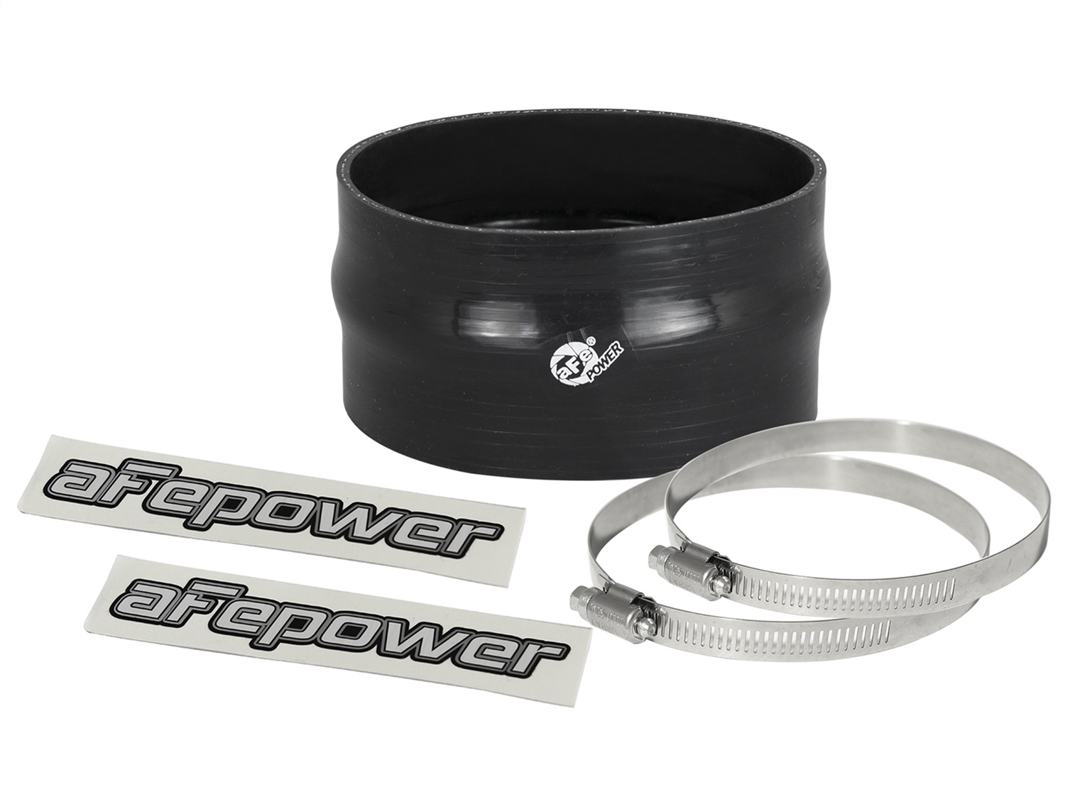 aFe Power 59-00062 - Magnum FORCE CAI Univ. Silicone Coupling Kit (3.875in. ID / 2.25in. L) Straight Coupler w/Hump