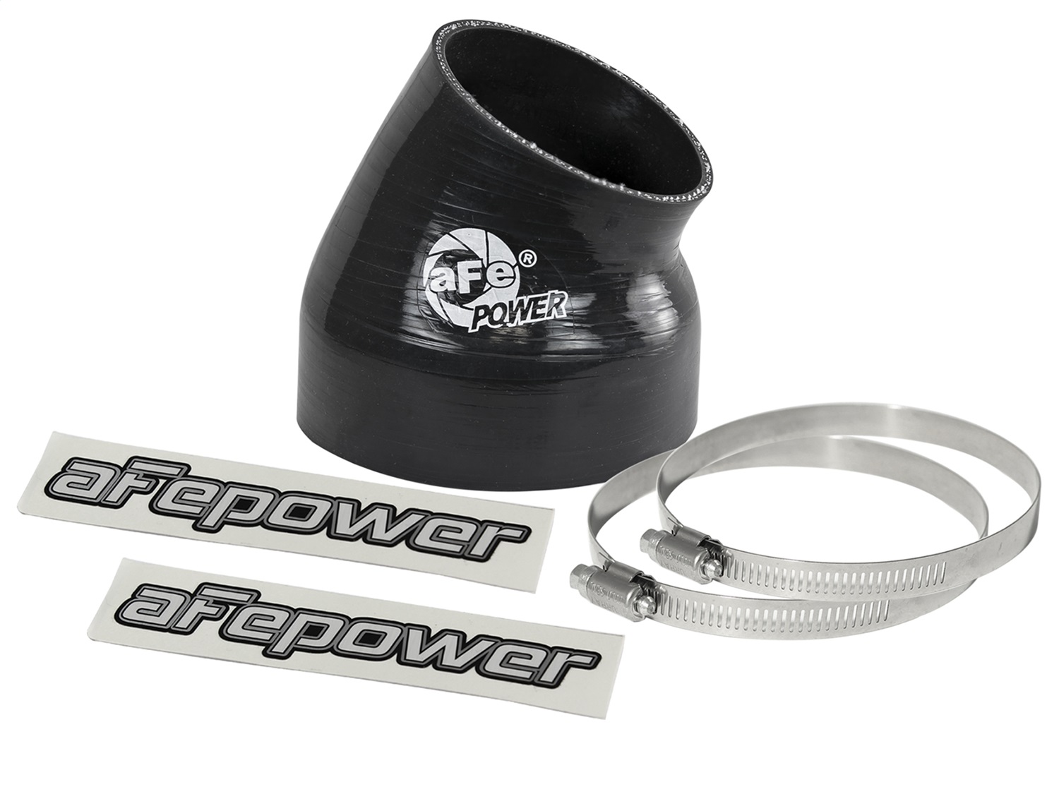 aFe Power 59-00097 - Magnum FORCE Silicone Replacement Coupling Kit 4in ID x 30 Deg. Elbow Coupler - Black