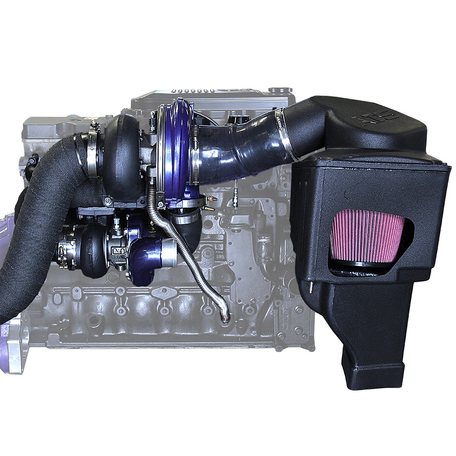 ATS Diesel 202-A35-2272 - ATS Aurora 3000/5000 Compound Turbo System Fits 2003-2007 5.9L Cummins