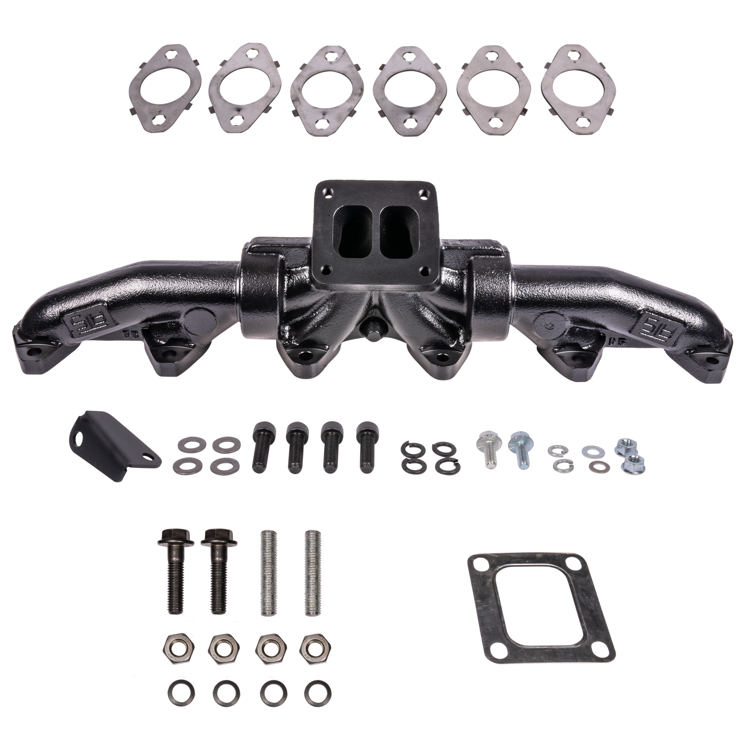ATS Diesel 204-943-2218 - ATS Pulse Flow Exhaust Manifold Kit Fits 1998.5-2002 5.9L 24V Cummins 3-Pc T4 With Gaskets Turbo Hardware ATS Diesel 204-943-2218 - ATS Pulse Flow Exhaust Manifold Kit Fits 1998.5-2002 5.9L 24V Cummins 3-Pc T4 With Gaskets Turbo Hardware