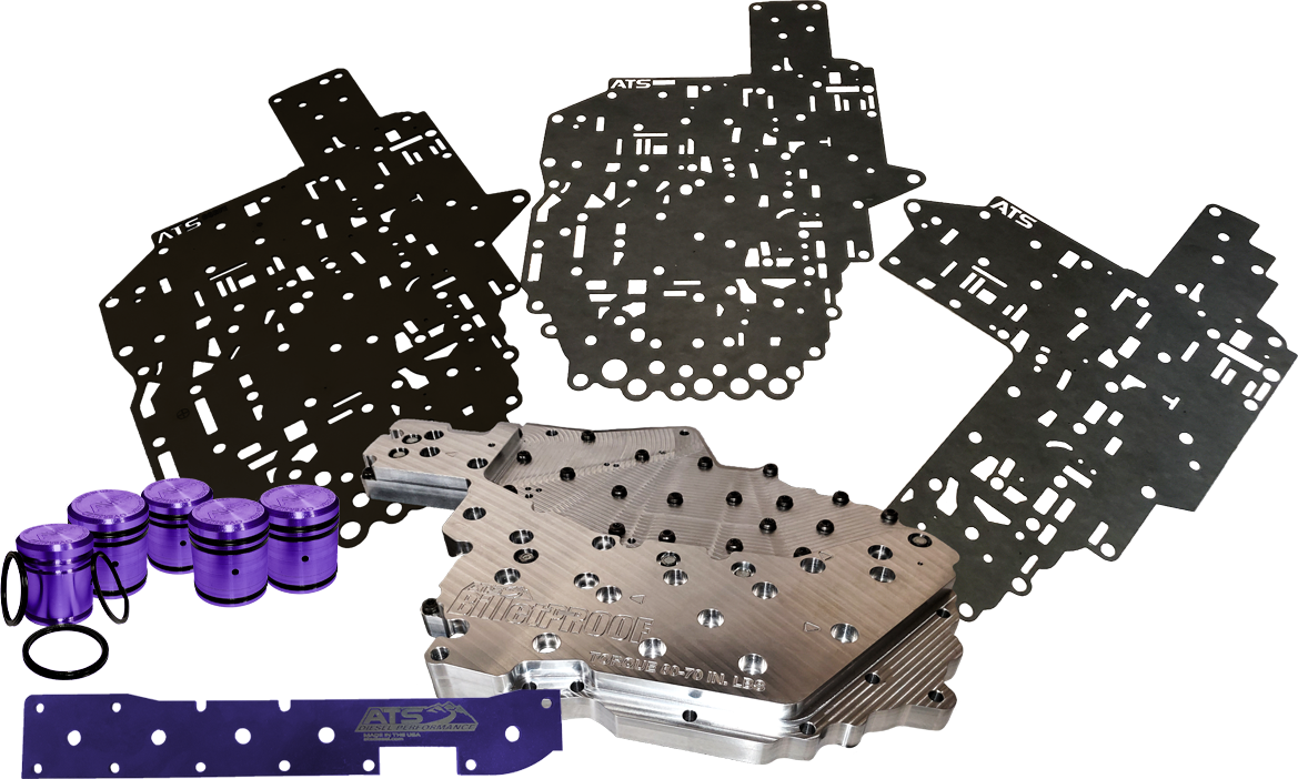 ATS Diesel 303-007-2464 - ATS 68Rfe Billet Channel Plate Kit Fits 2019+ 6.7L Cummins
