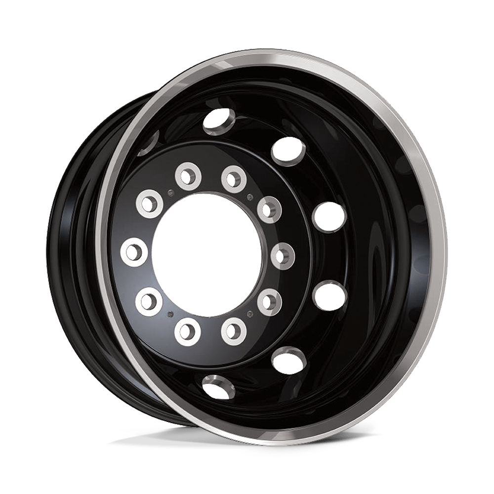 ATX AO40422910902H - Ao404 Journey 22.5X9 Satin Black With Polished Lip - Rear Outer