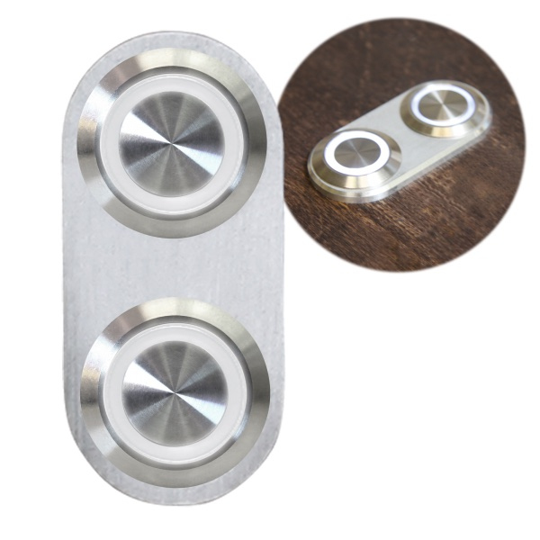 Auto-Loc AUTBBA23 - Daytona Billet Switch White LED