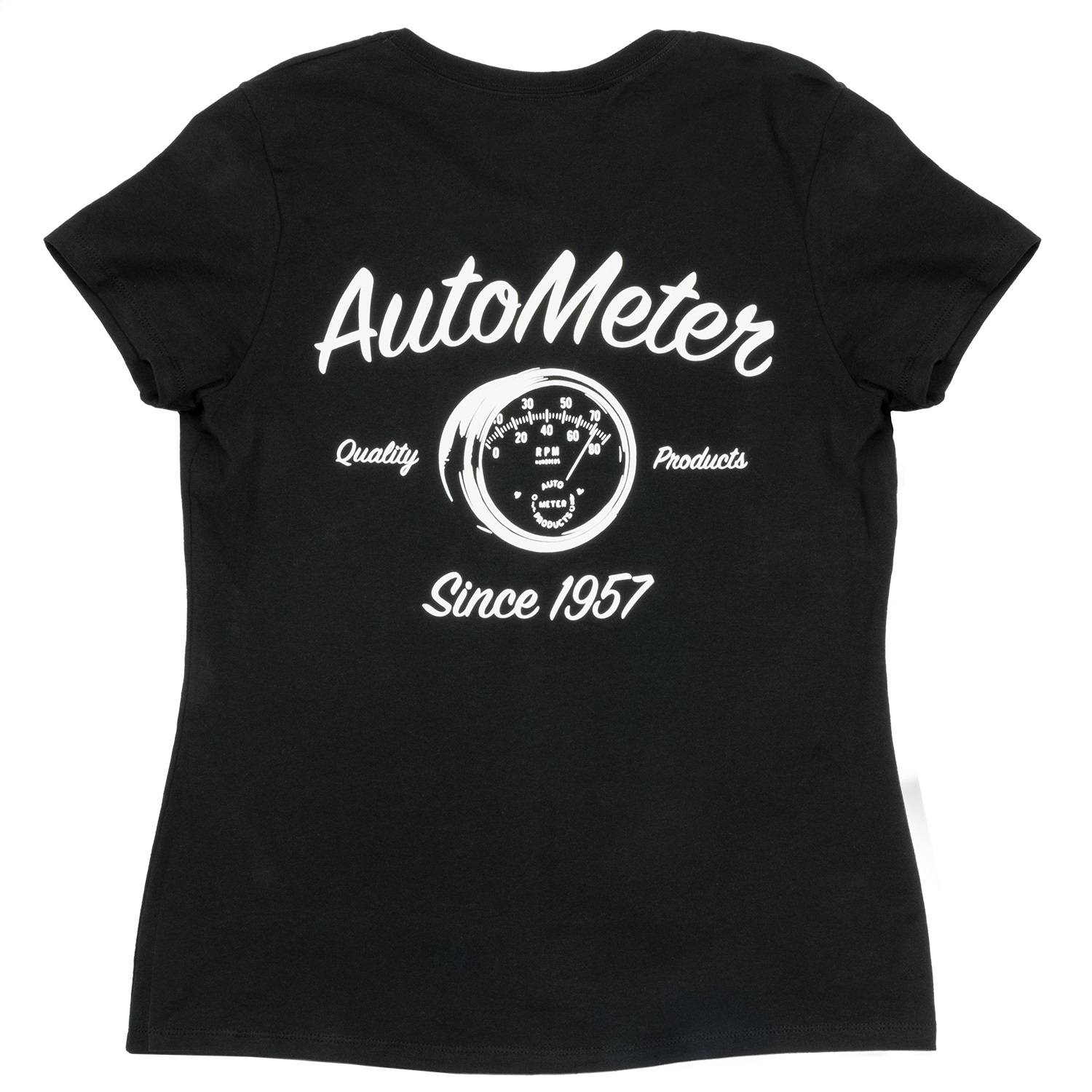 AutoMeter 0423WS - T-SHIRT, WOMENS SMALL, BLACK, VINTAGE