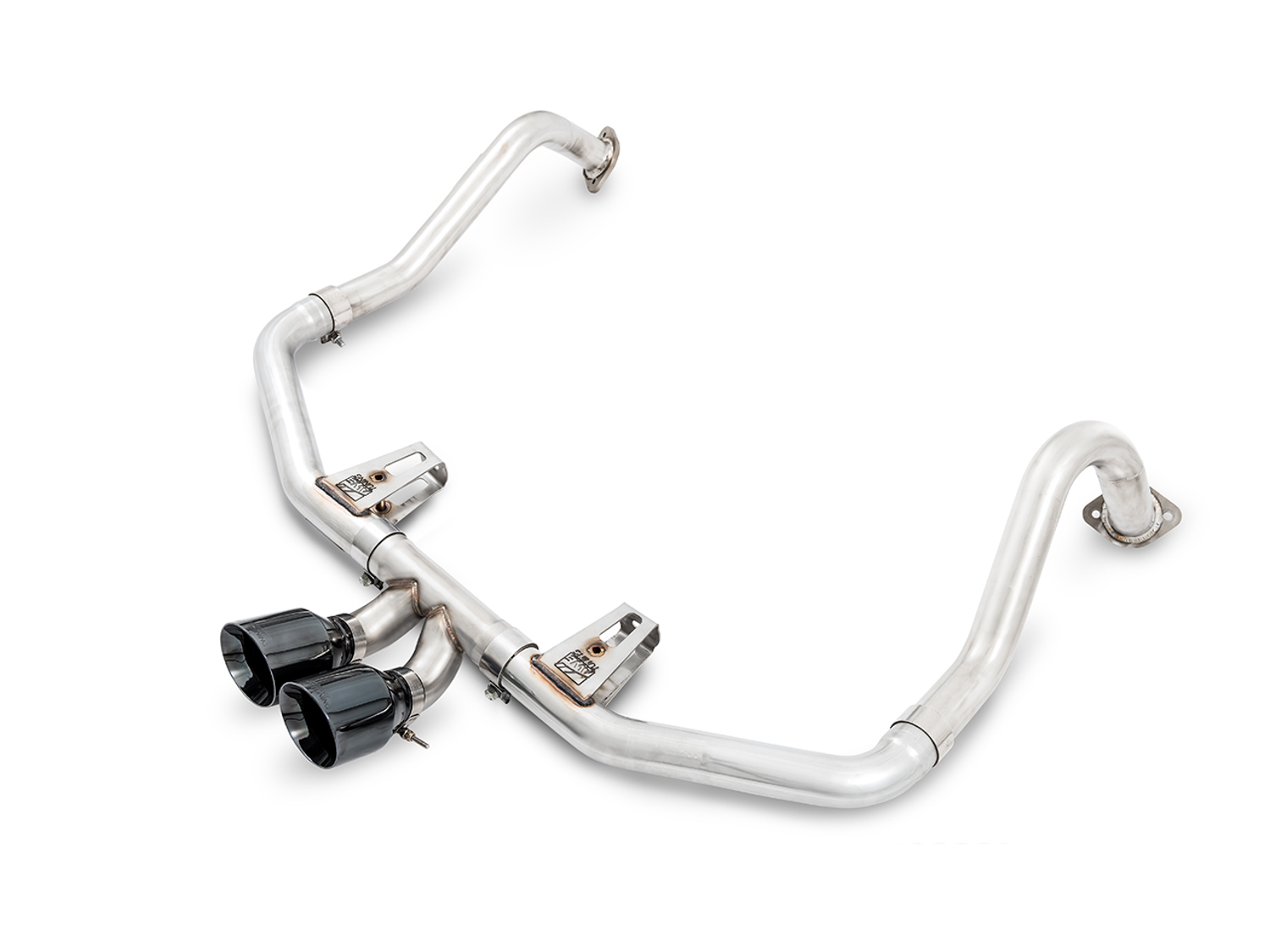 AWE 3010-33048 - Porsche 718 Boxster / Cayman Track Edition Exhaust - Diamond Black Tips