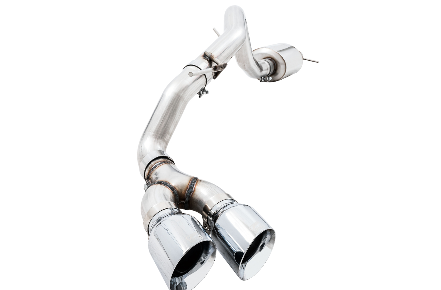 AWE 3015-22072 - 2019+ Ford Ranger 0FG Performance Exhaust System w/Chrome Silver Tips & Bash Guard AWE 3015-22072 - 2019+ Ford Ranger 0FG Performance Exhaust System w/Chrome Silver Tips & Bash Guard