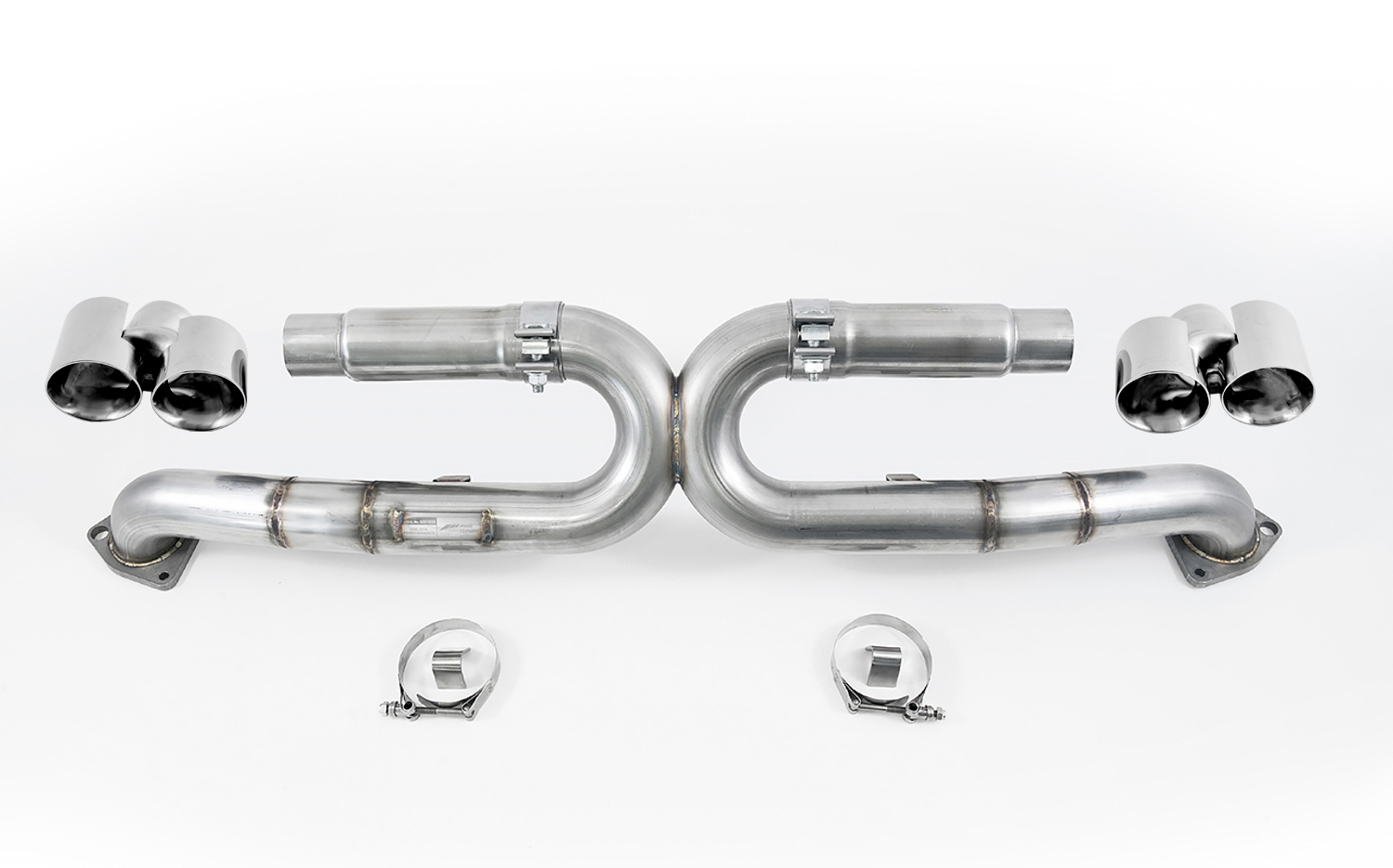 AWE 3015-32044 - 991 Carrera Performance Exhaust - Chrome Silver Tips AWE 3015-32044 - 991 Carrera Performance Exhaust - Chrome Silver Tips