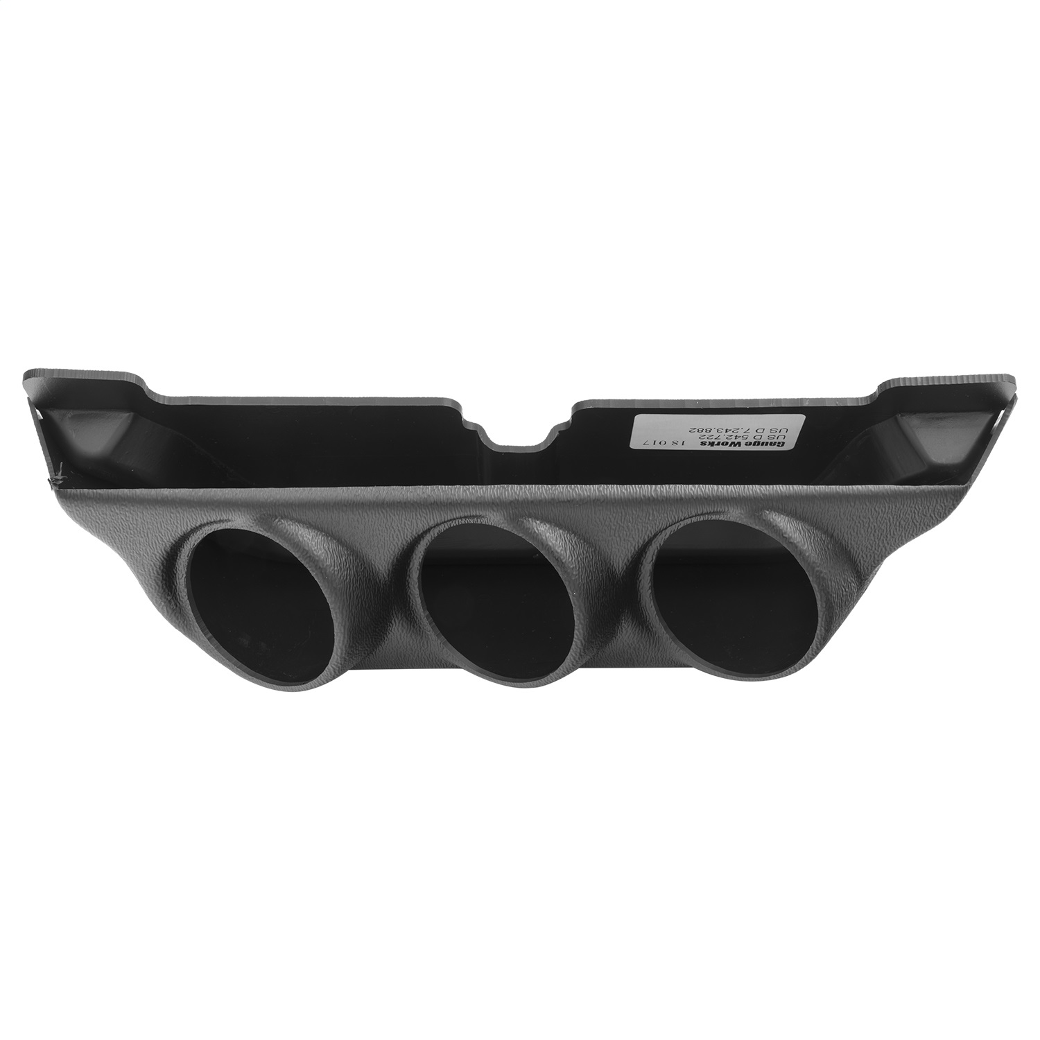 AutoMeter 18017 - 99-07 Ford Super Duty / 03-07 Dodge Ram Black Triple Overhead Console Pod