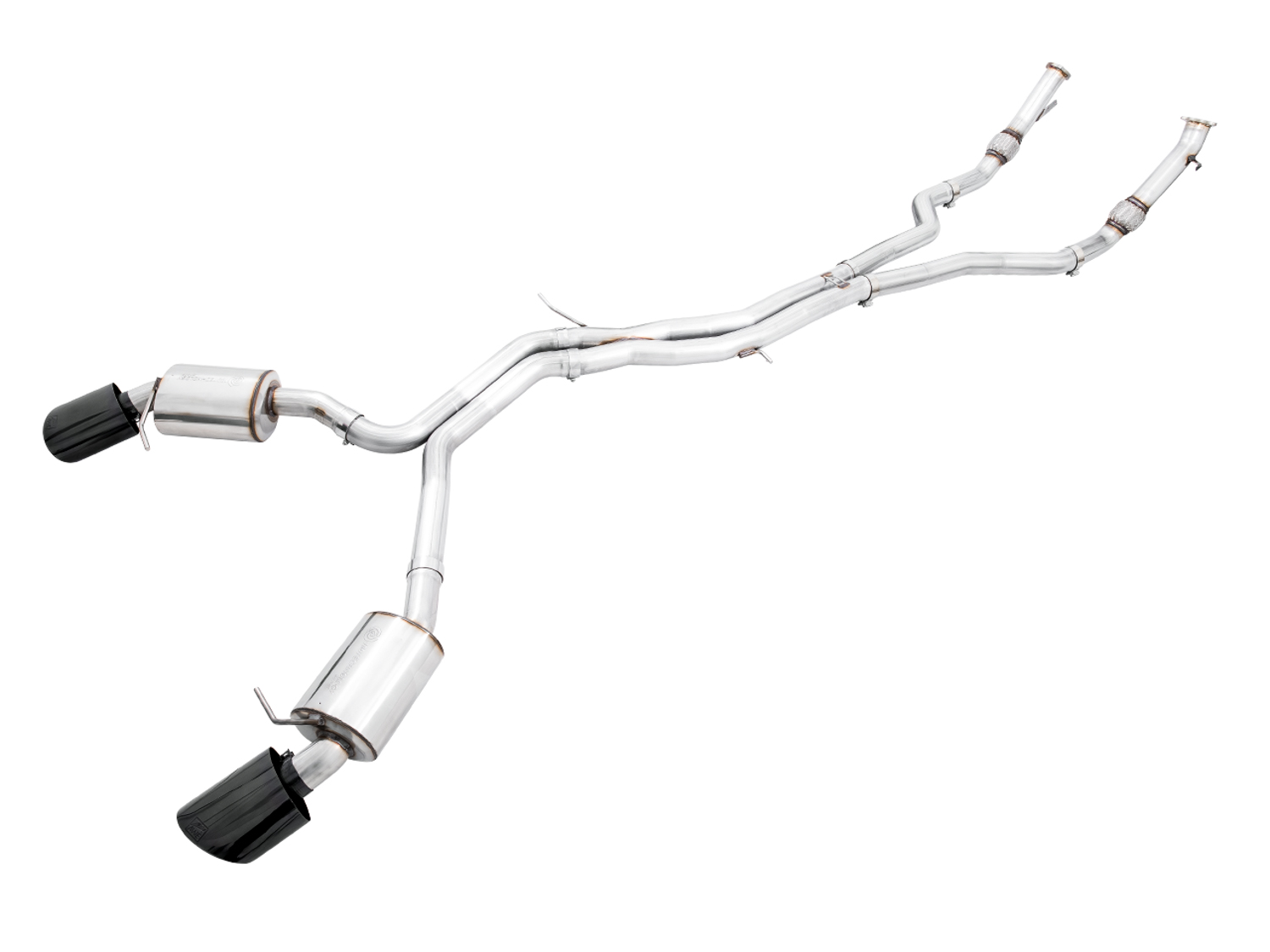 AWE 3015-33123 - Audi B9.5 RS 5 Coupe Non-Resonated Touring Edition Exhaust - RS-Style Diamond Black Tips AWE 3015-33123 - Audi B9.5 RS 5 Coupe Non-Resonated Touring Edition Exhaust - RS-Style Diamond Black Tips