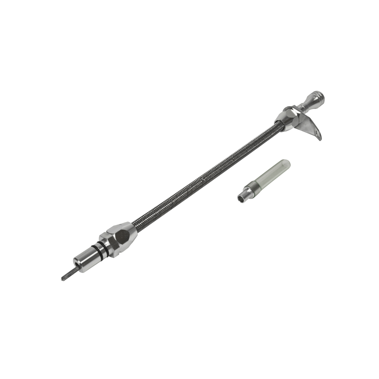 B&M 22165 - Aluminum Braided Dip Stick Fits TH-350 Transmission B&M 22165 - Aluminum Braided Dip Stick Fits TH-350 Transmission