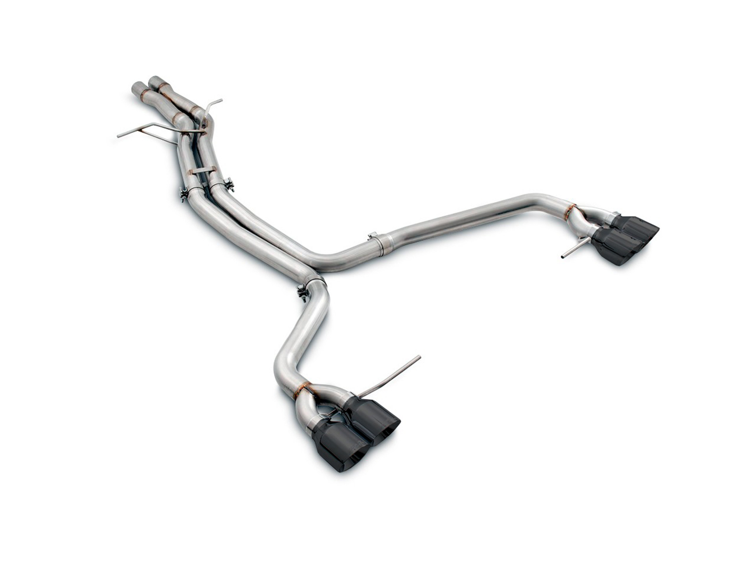 AWE 3015-43072 - Porsche Macan Touring Edition Exhaust System - Diamond Black 102mm Tips