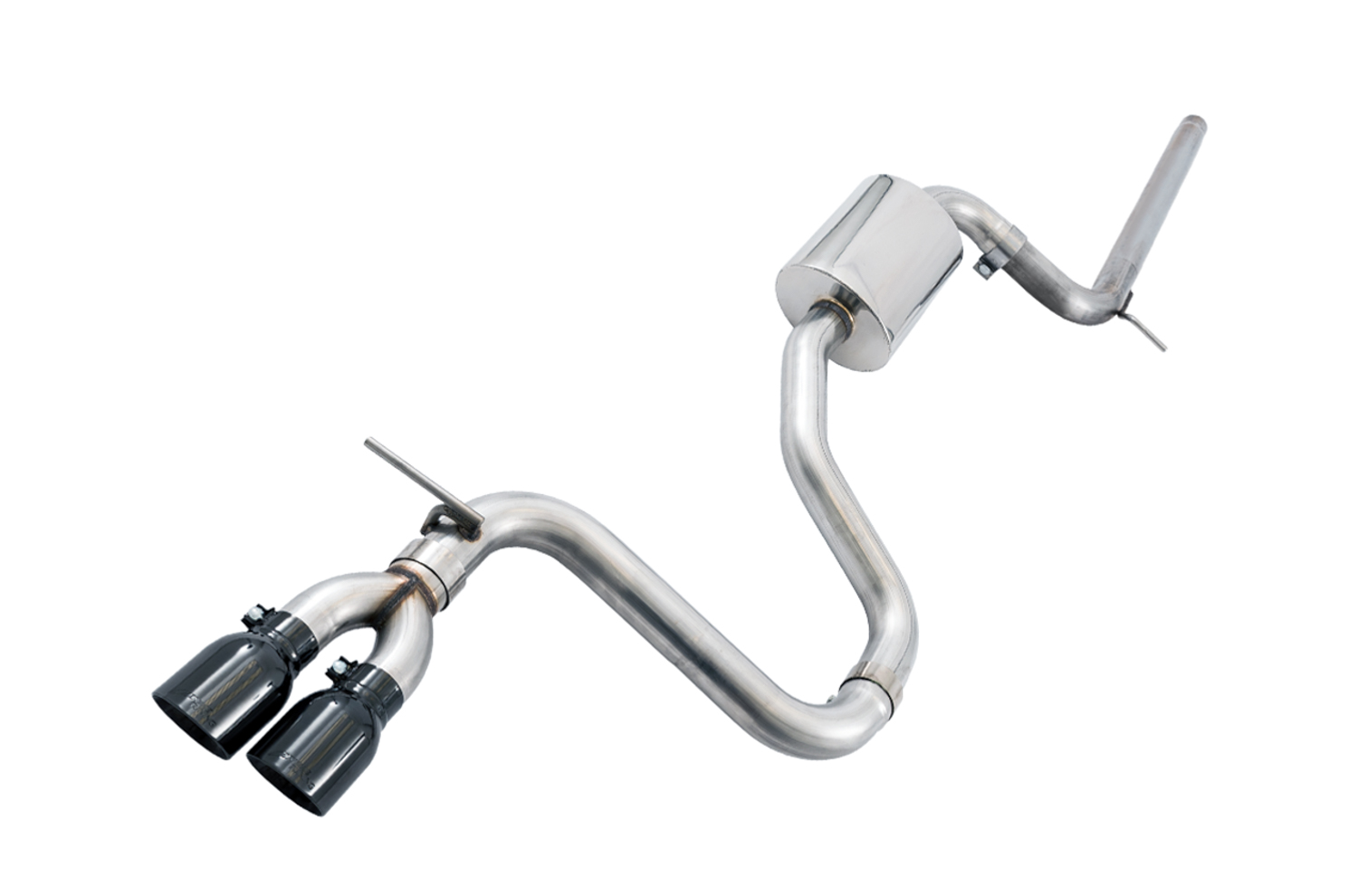 AWE 3020-23022 - VW MK7 Golf 1.8T Track Edition Exhaust w/Diamond Black Tips (90mm)