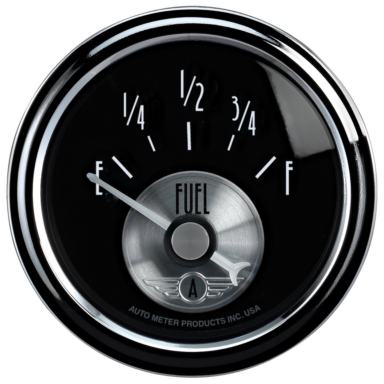 AutoMeter 2016 - Gauge Fuel Level 2-1/16in. 240 Ohm(e) to 33 Ohm(f) Elec Prestige Blk. Diamond