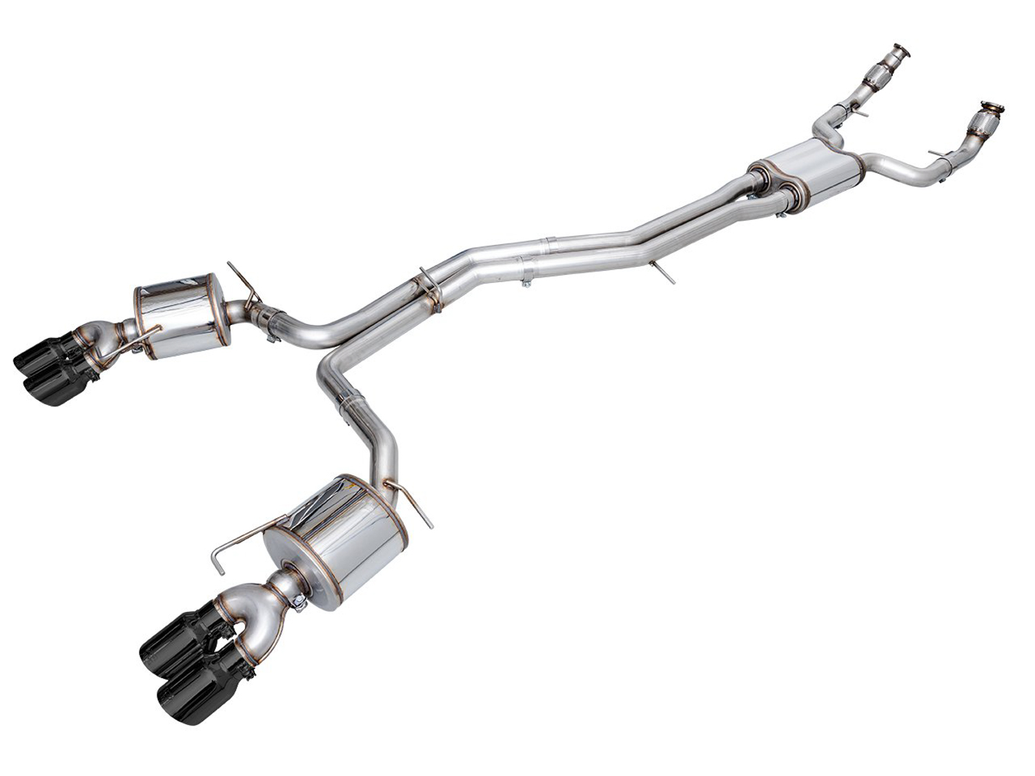 AWE 3015-43107 - 19-23 Audi C8 S6/S7 2.9T V6 AWD Touring Edition Exhaust - Diamond Black Tips AWE 3015-43107 - 19-23 Audi C8 S6/S7 2.9T V6 AWD Touring Edition Exhaust - Diamond Black Tips