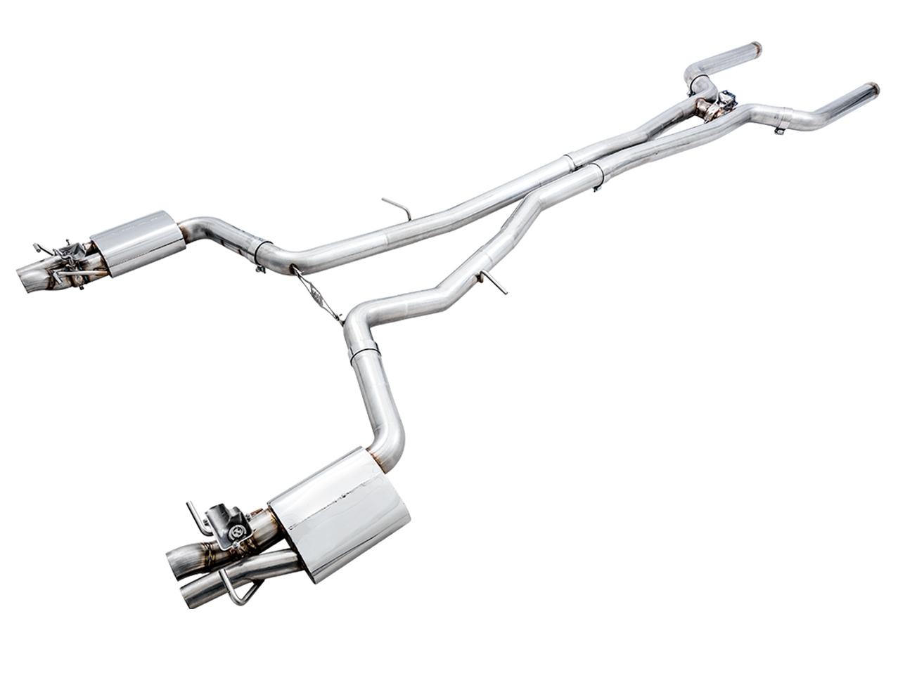 AWE 3025-11007 - 2019+ Mercedes-Benz C63/S AMG Coupe (W205) w/DPE SwitchPath Exhaust System - No Tips