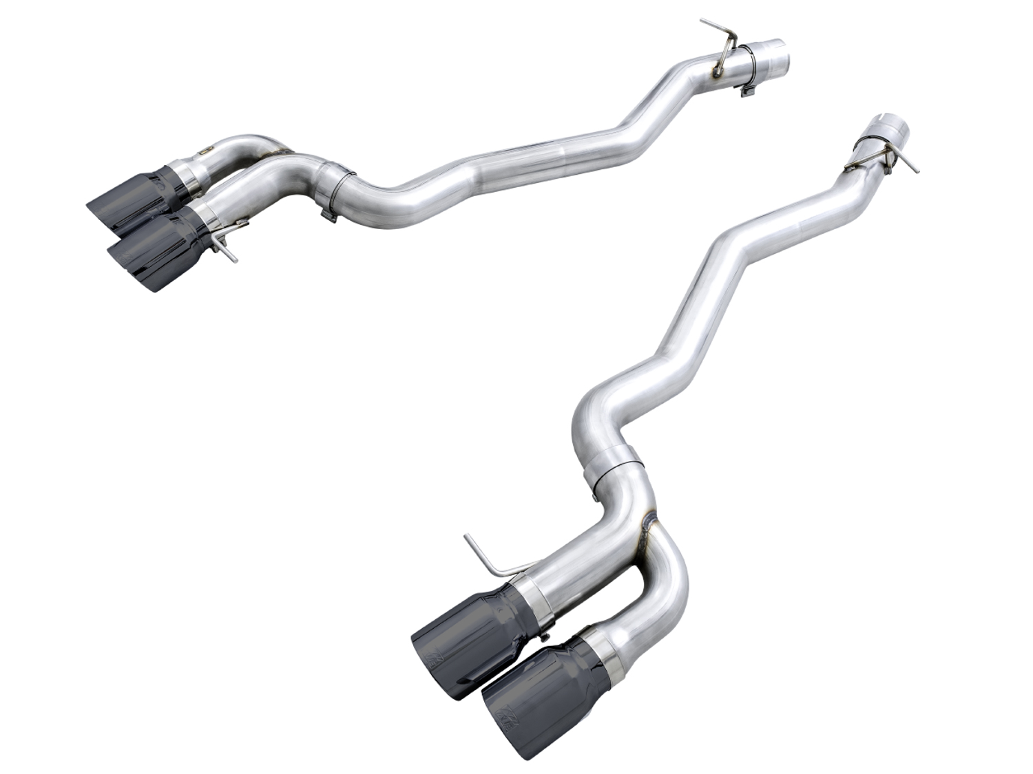 AWE 3020-43077 - 18-19 BMW F90 M5 Track Edition Axle-Back Exhaust- Black Diamond Tips