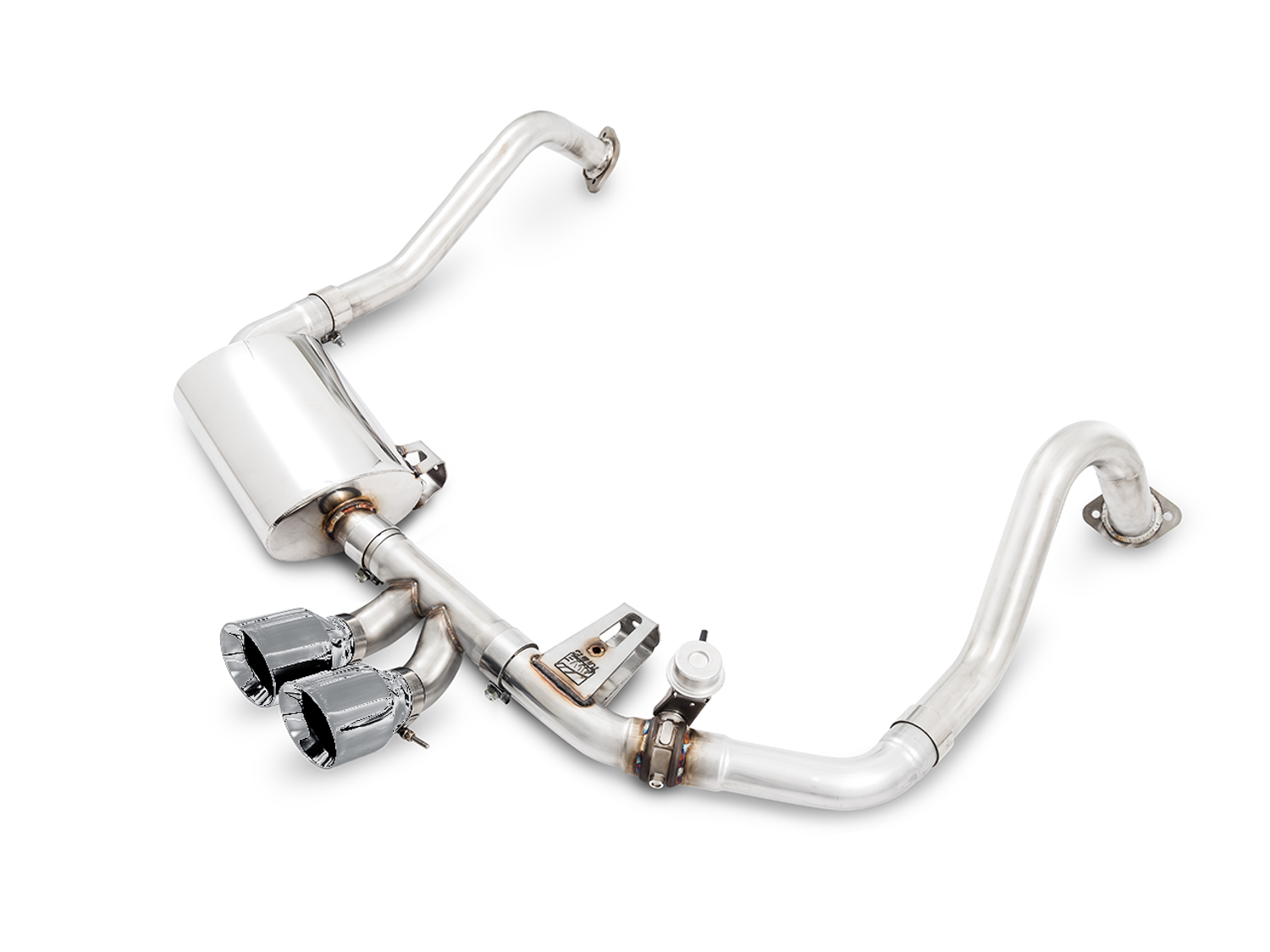 AWE 3025-32020 - Porsche 718 Boxster / Cayman SwitchPath Exhaust (PSE Only) - Chrome Silver Tips