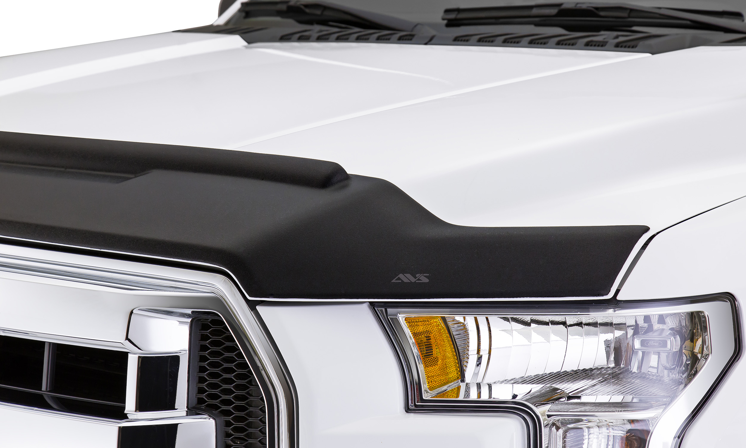 Auto Ventshade (AVS) 436147 - 17-18 Nissan Titan Aeroskin II Textured Low Profile Hood Shield - Black Auto Ventshade (AVS) 436147 - 17-18 Nissan Titan Aeroskin II Textured Low Profile Hood Shield - Black