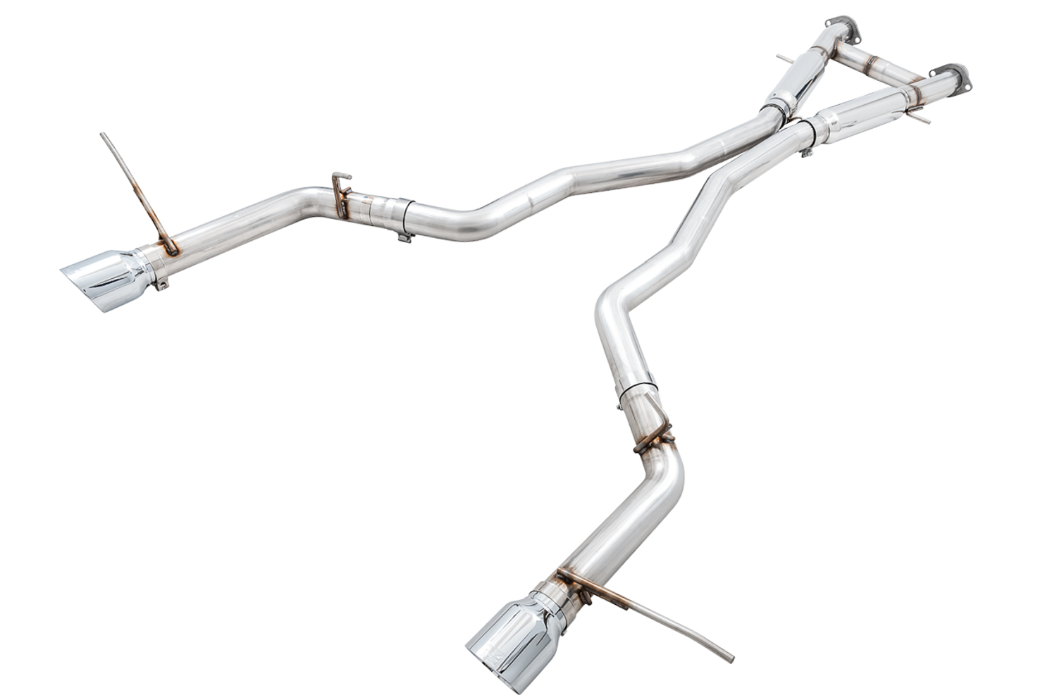 AWE 3020-32061 - 2020 Jeep Grand Cherokee SRT Track Edition Exhaust - Chrome Silver Tips