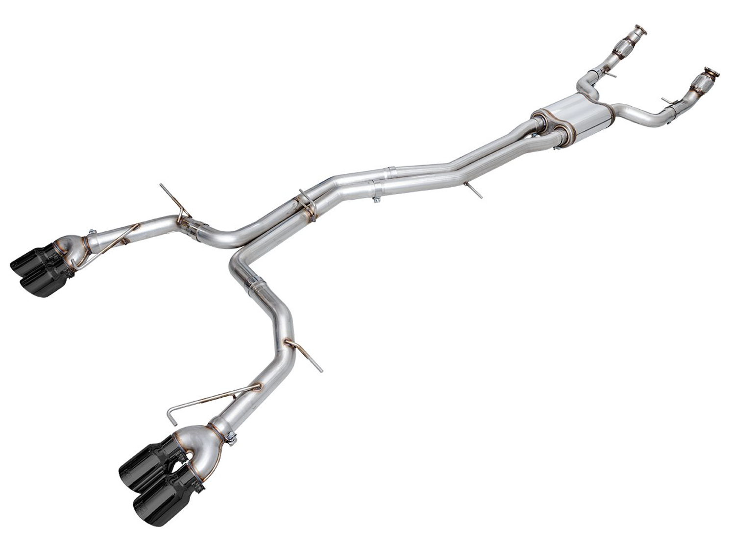 AWE 3020-43109 - 19-23 Audi C8 S6/S7 2.9T V6 AWD Track Edition Exhaust - Diamond Black Tips AWE 3020-43109 - 19-23 Audi C8 S6/S7 2.9T V6 AWD Track Edition Exhaust - Diamond Black Tips