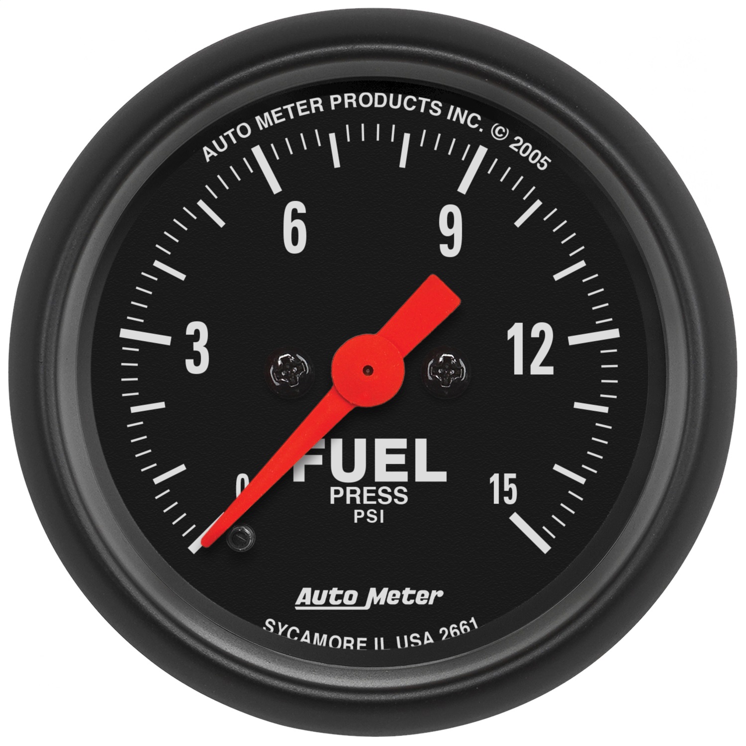 AutoMeter 2661 - 2 1/16in 0-15 PSI Fuel Pressure Gauge Digital Stepper Motor Z Series