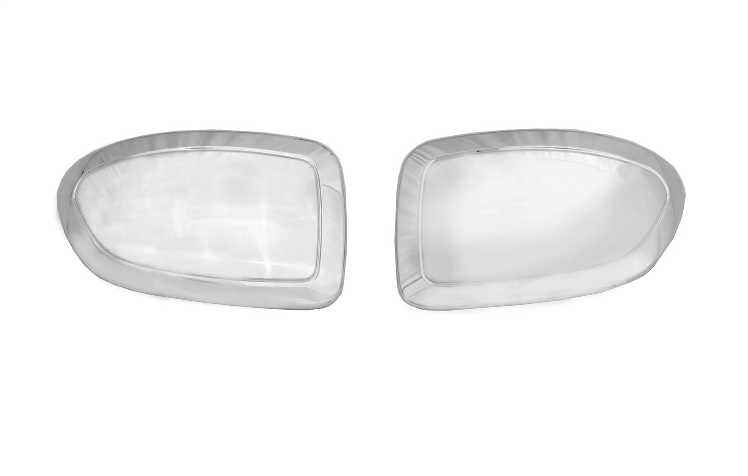 Auto Ventshade (AVS) 687664 - 02-06 Cadillac Escalade Mirror Covers 2pc - Chrome