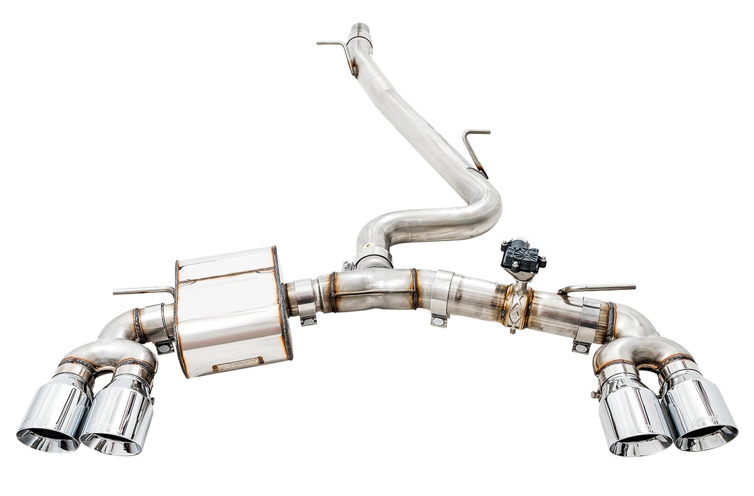 AWE 3025-42066 - Volkswagen Golf R MK7.5 SwitchPath Exhaust w/Chrome Silver Tips 102mm AWE 3025-42066 - Volkswagen Golf R MK7.5 SwitchPath Exhaust w/Chrome Silver Tips 102mm