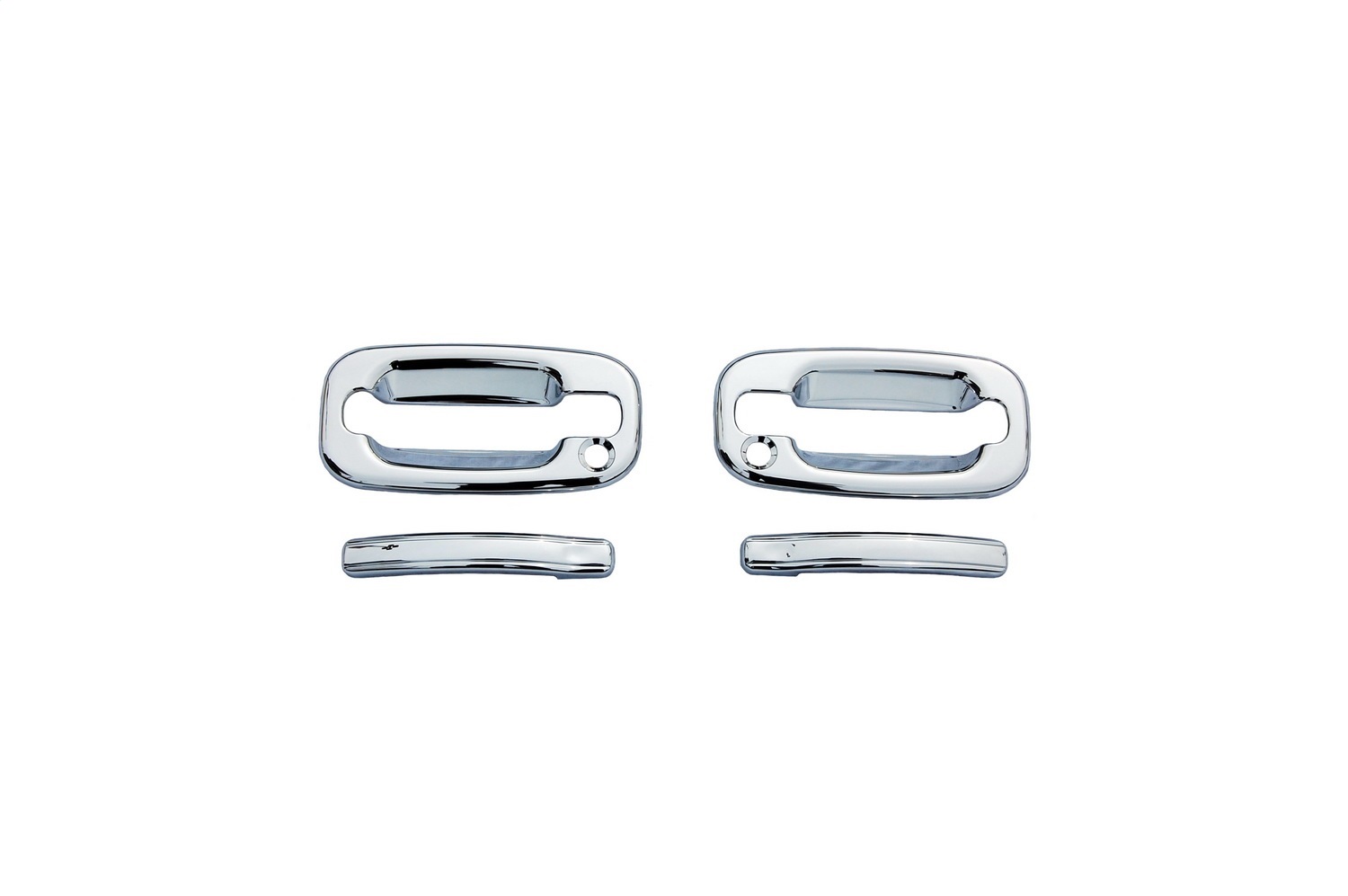 Auto Ventshade (AVS) 685201 - 04-14 Ford F-150 (2 Door w/Keypad) Door Handle Covers (2 Door) 4pc Set - Chrome