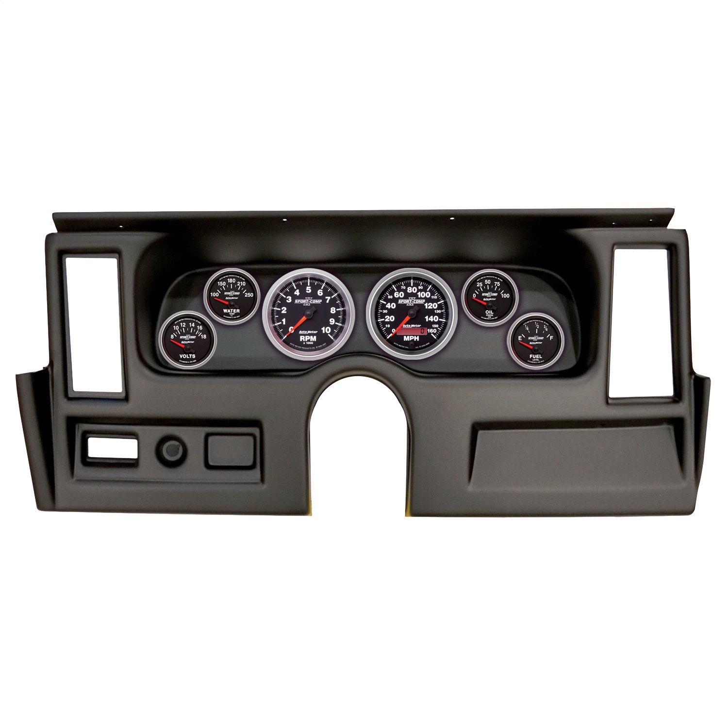 AutoMeter 2916-12 - DIRECT FIT DASH KIT; (3 3/8in. X2; 2 1/16in. X4); CHEVROLET NOVA 77-79; SPORT-CO