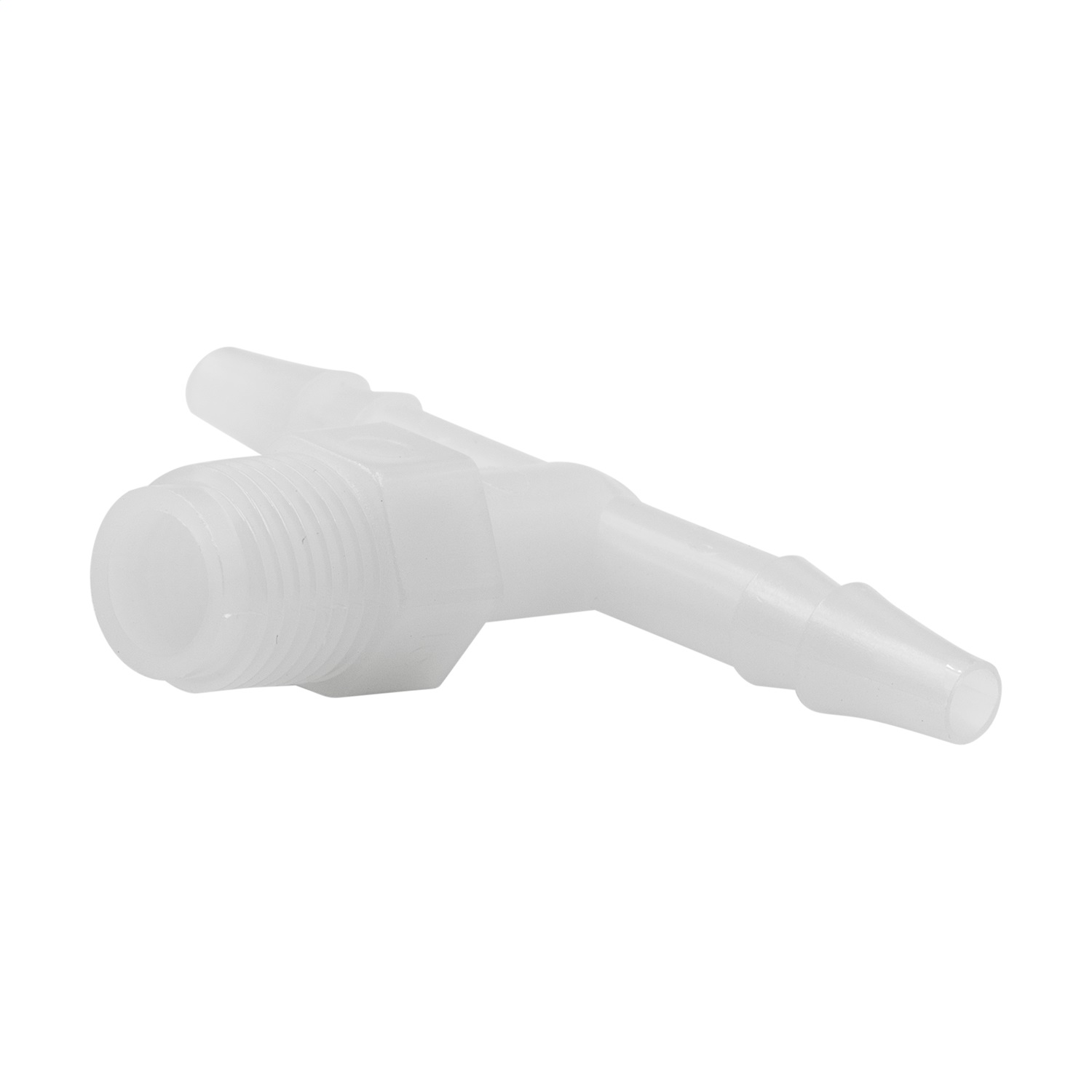 AutoMeter 3291 - FITTING, TEE, 3/16 in. HOSE BARB TO 1/8 in. NPT MALE, PLASTIC